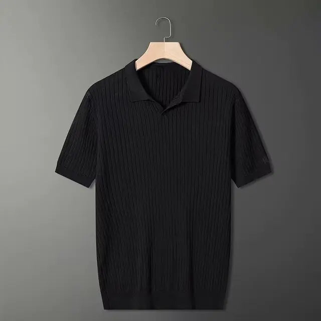 Luxury Knitted Polo Shirt Golf